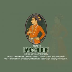 Dara Shikoh Jayanti poster Maker