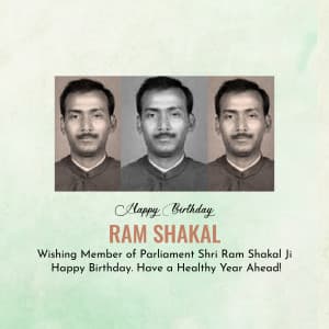 Ram Shakal Birthday ad post
