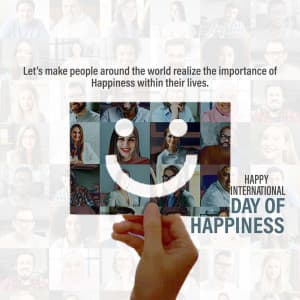 International Day of Happiness graphic