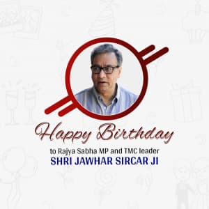 Jawhar Sircar Birthday advertisement banner