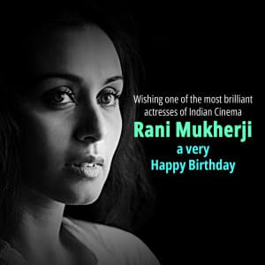 Rani Mukerji Birthday graphic