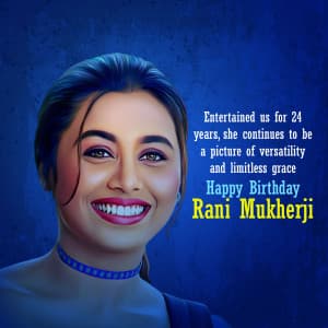 Rani Mukerji Birthday creative image