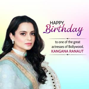 Kangana Ranaut Birthday marketing poster