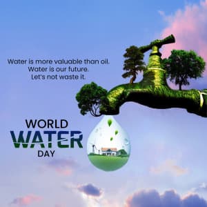 World Water Day advertisement banner