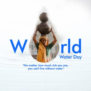 World Water Day ad post