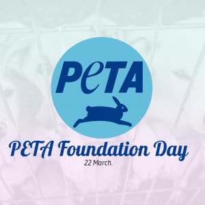 Peta Foundation Day graphic