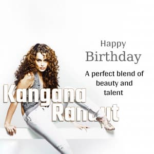Kangana Ranaut Birthday Instagram Post