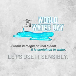 World Water Day marketing poster