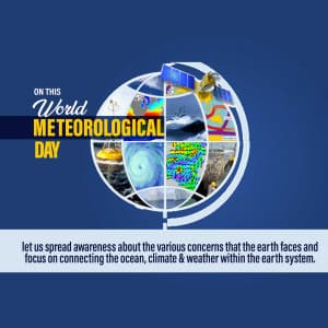 World Meteorological Day ad post