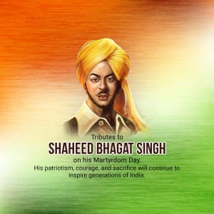 Shahid Bhagat Singh Punyatithi festival image
