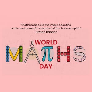 World Maths Day graphic