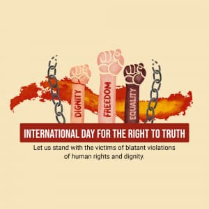 International Day for the Right to the Truth Instagram Post
