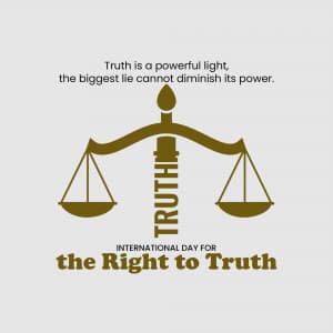 International Day for the Right to the Truth graphic