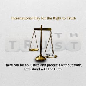 International Day for the Right to the Truth flyer