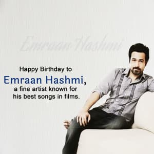 Emraan Hashmi Birthday banner