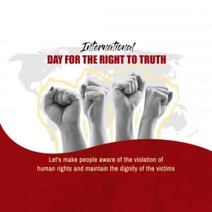 International Day for the Right to the Truth banner