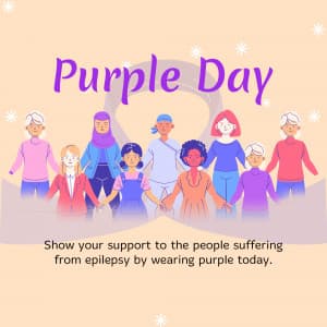 Purple Day graphic