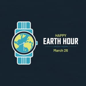 Earth Hour marketing flyer