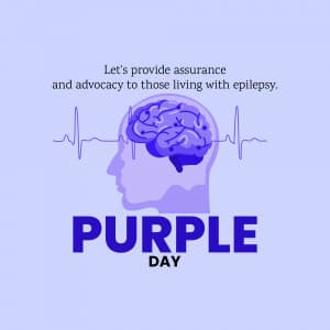 Purple Day Instagram Post