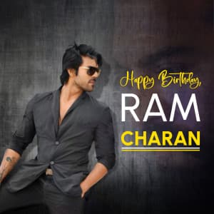 Ramcharan Birthday greeting image