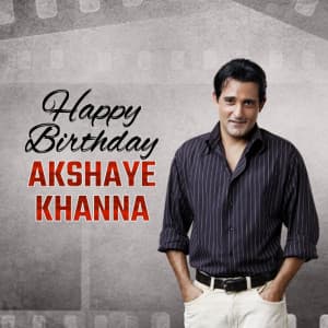Akshaye Khanna Birthday greeting image