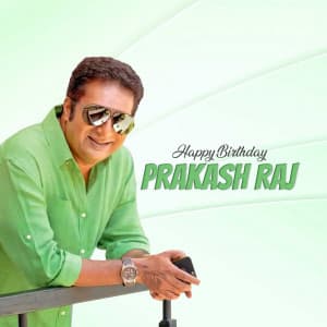 Prakash Raj Birthday greeting image