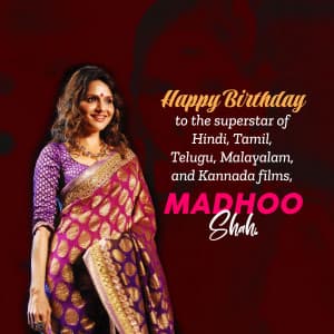 Madhoo Shah Birthday Instagram Post