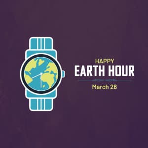Earth Hour poster Maker