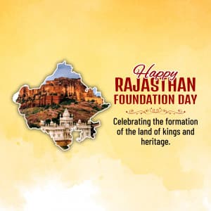 Rajasthan Foundation Day festival image
