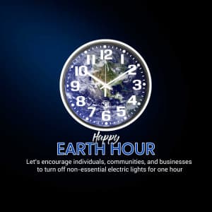 Earth Hour event advertisement