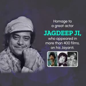 Actor Jagdeep Jayanti greeting image