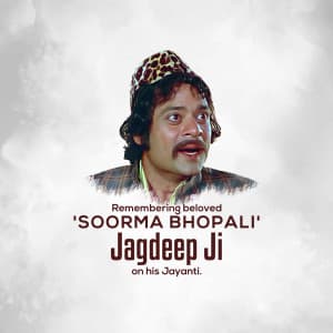 Actor Jagdeep Jayanti graphic