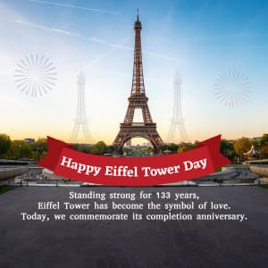 Eiffel Tower Day greeting image