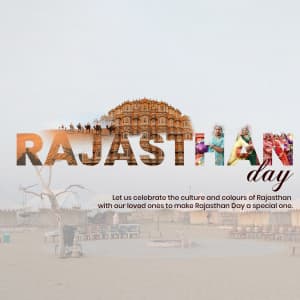 Rajasthan Foundation Day graphic