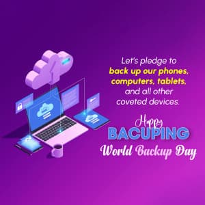 World Backup Day ad post