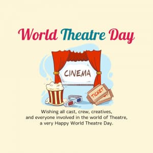 World Theatre Day creative image