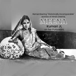 Meena Kumari Punyatithi flyer
