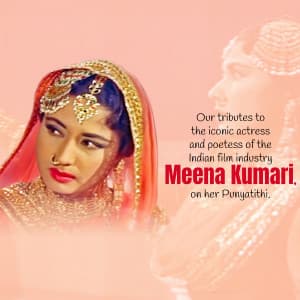 Meena Kumari Punyatithi poster