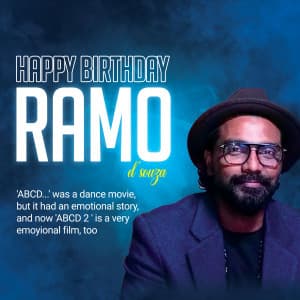 Remo D'Souza  Birthday Instagram Post