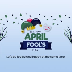 April Fool Day advertisement banner
