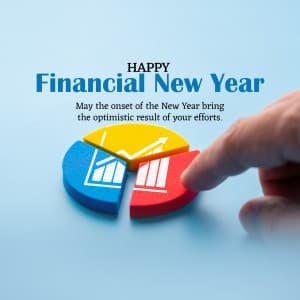 Financial New Year greeting image