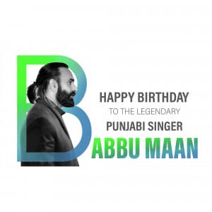 Babbu Maan Birthday poster Maker