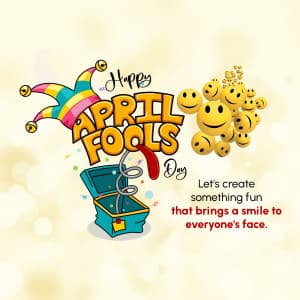 April Fool Day creative image