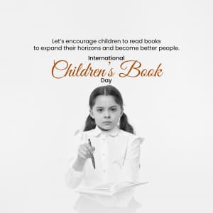 International Children’s Book Day ad post