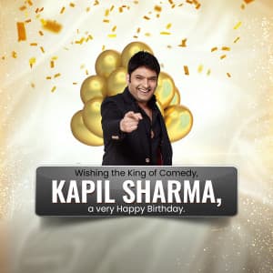 Kapil Sharma Birthday advertisement banner
