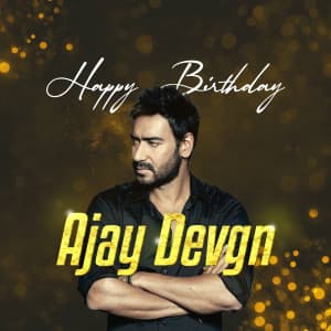 Ajay Devgn Birthday ad post