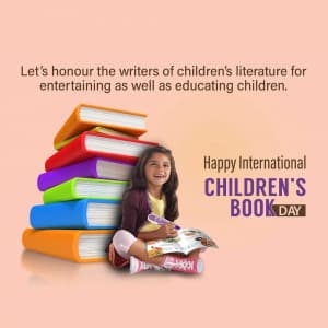 International Children’s Book Day greeting image