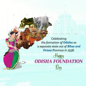 Odisha day poster Maker