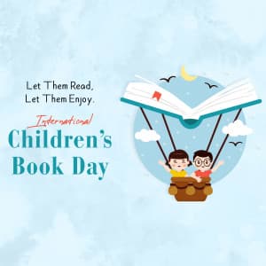 International Children’s Book Day marketing poster