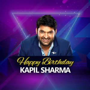 Kapil Sharma Birthday marketing poster